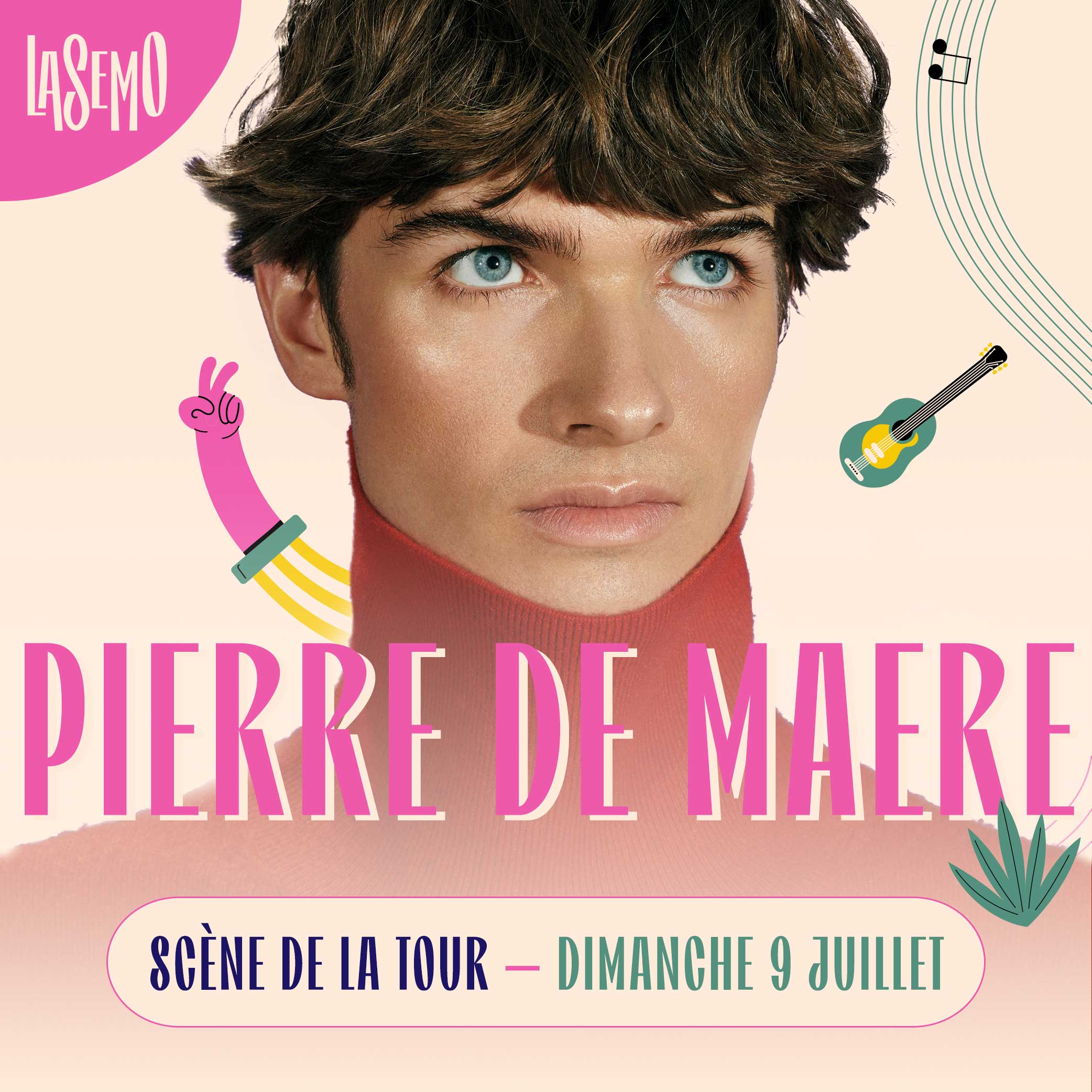 Pierre de maere Line-up 2023 Festival musique Lasemo Enghien