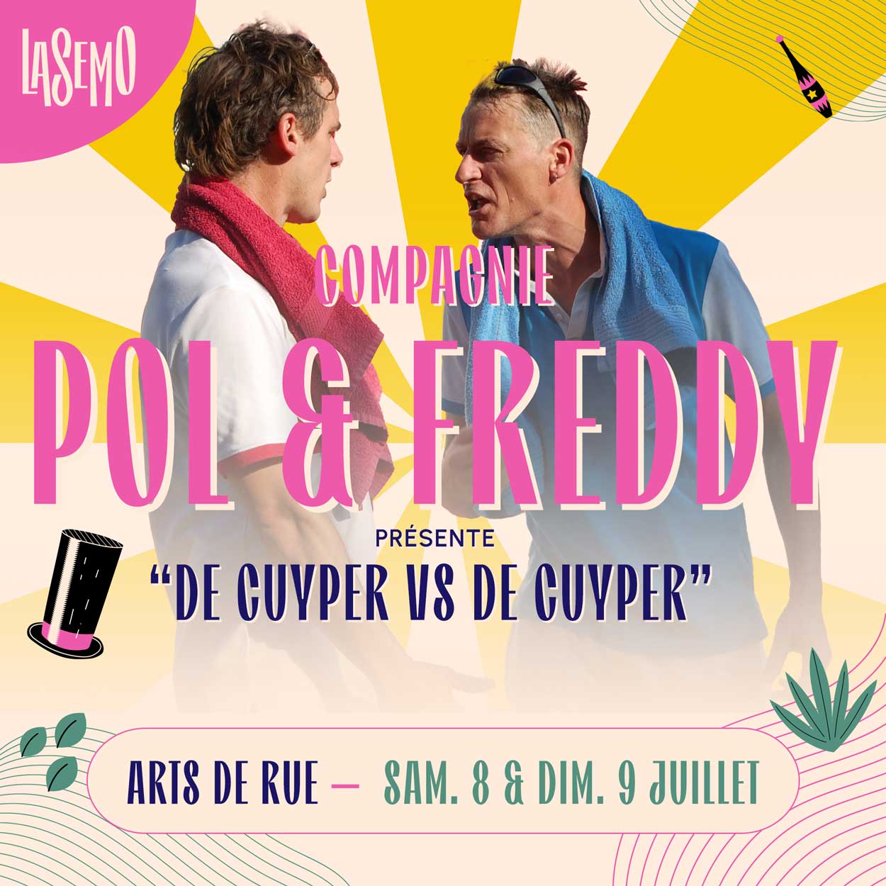 La compagnie Pol et freddy présente De Cuyper vs De Cuyper au festival Lasemo art de rue